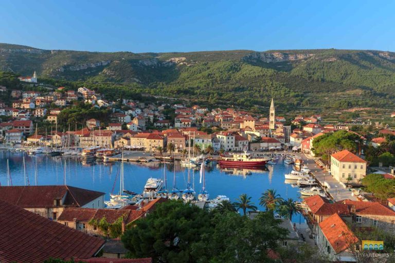 Hvar island is a great place to explore near Split, Croatia