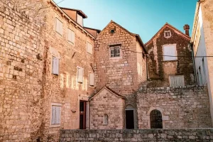 Historical buildings in the city of Split, Croatia