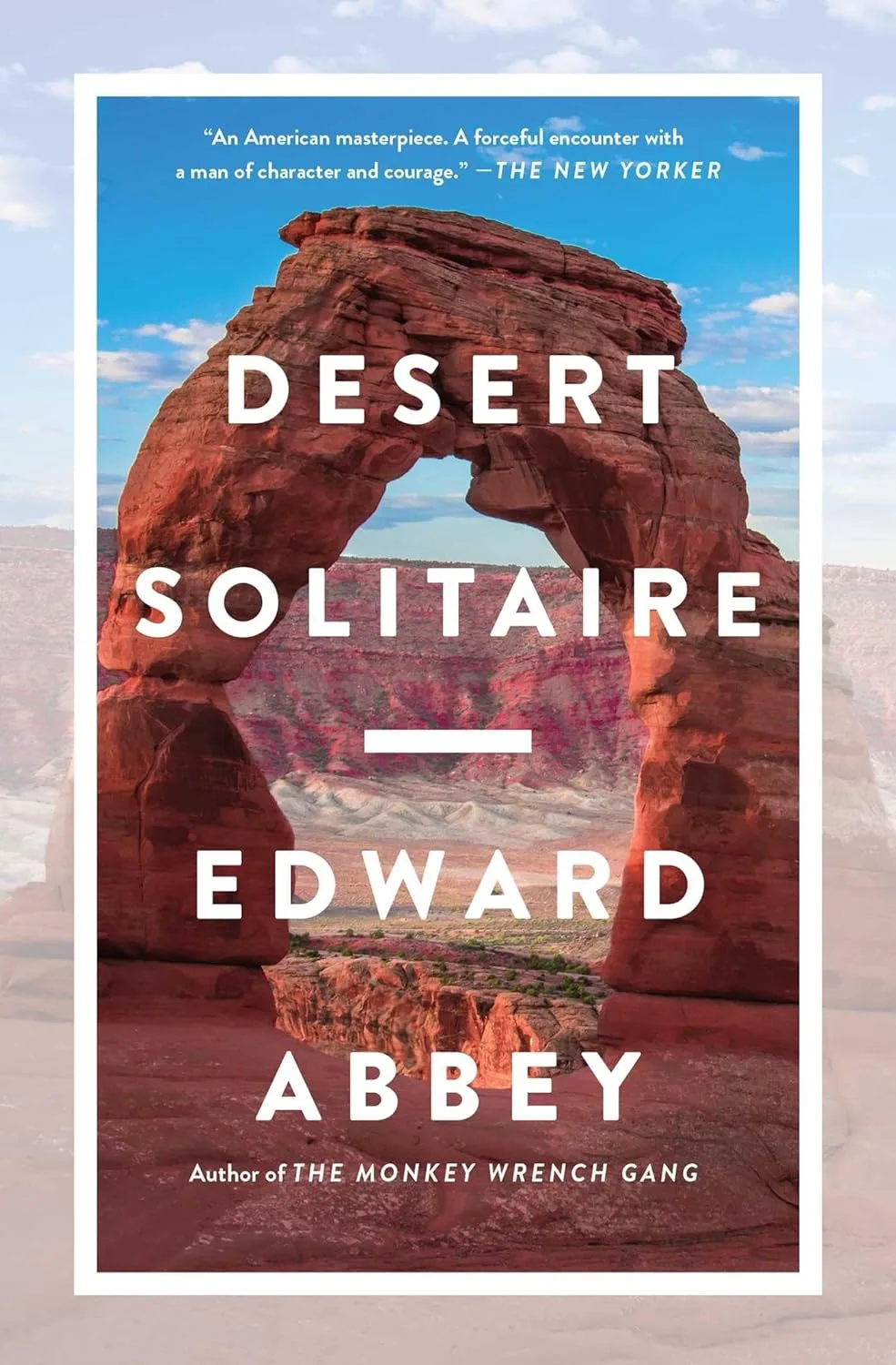 Book cover of Desert Solitaire by Edward Abbey